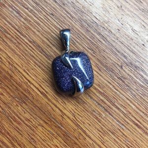 Purple sparkly Lia Sophia Slide